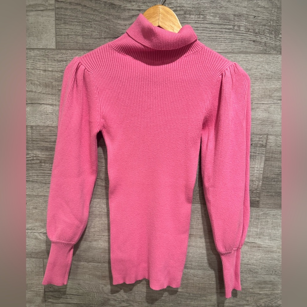 Pink Turtleneck Sweater